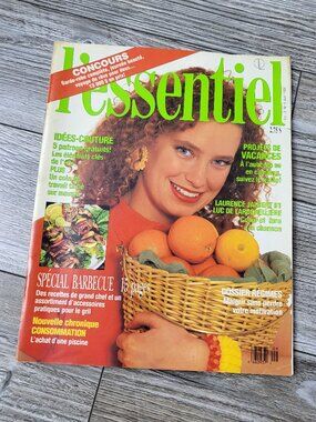 Vintage L’Essentiel Magazine June 1991 Laurence Jalbert Quebec Retro